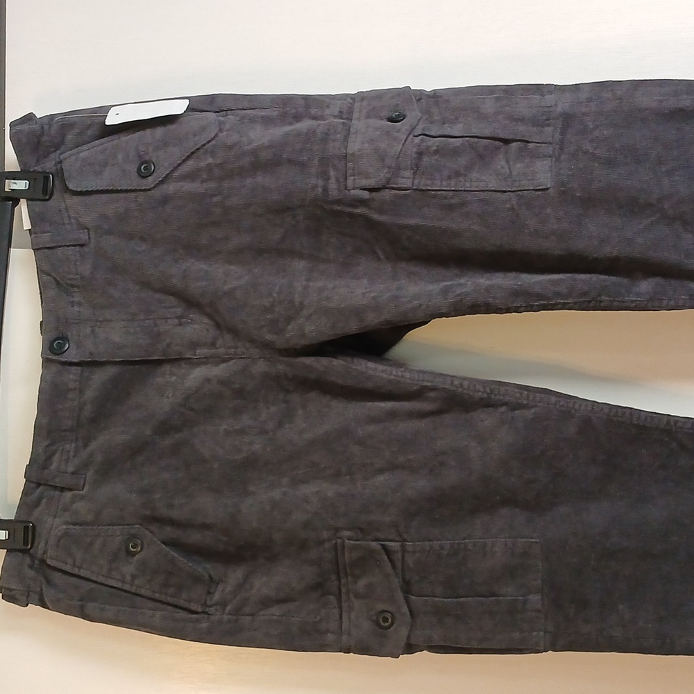 Brooks Brothers "Slate Gray" Corduroy Cargo Pants in Size 36 X 30 (NWT)